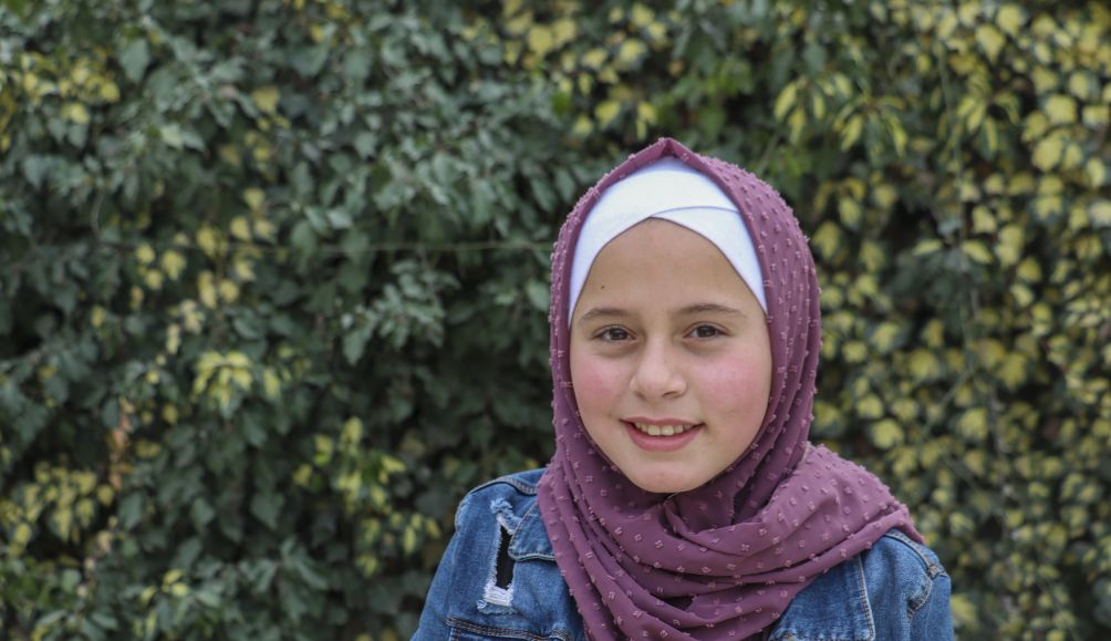 Since the earthquake, Jumana, 11, has been unable to attend school. One day, Jumana wishes to become a doctor to help the children who were trapped under the rubble caused by the earthquake.