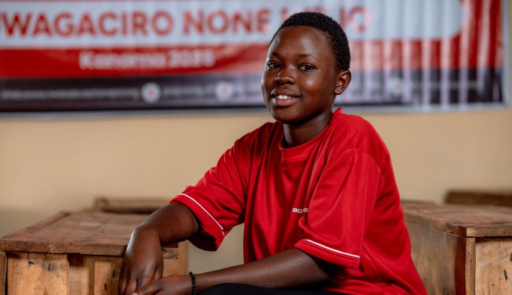 Amadia knows girls are less likely to miss school when they have practical solutions and peer support — from making reusable pads to having safe, open conversations about periods.