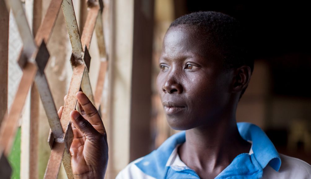 Lorine, a member of the Nyarongi Women’s Network which works to end violence against women in Kenya