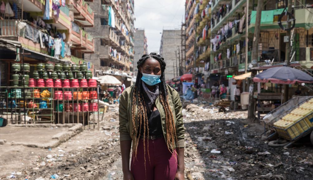 Mai, 19, a member of ActionAid Kenya’s Young Urban Women Project, has also received support from ActionAid as part of our coronavirus response