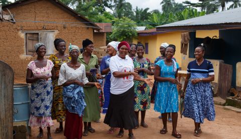 Women's rights organisations campaigning in Ghana.