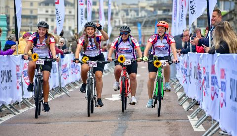 Women complete London to Brighton Cycle, 2024.