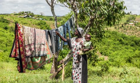 In Mombasa county, Kenya, ActionAid has given training for women like 36-year-old Fatuma, to help her boost her income and develop sustainable farming practices.