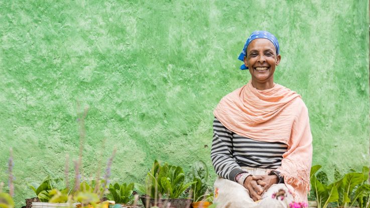 Abebech is one of the beneficiaries of Action Aid’s Combating Modern Slavery project, that is implemented to prevent, identify and address modern slavery, and to protect and monitor vulnerable groups and victims of modern slavery