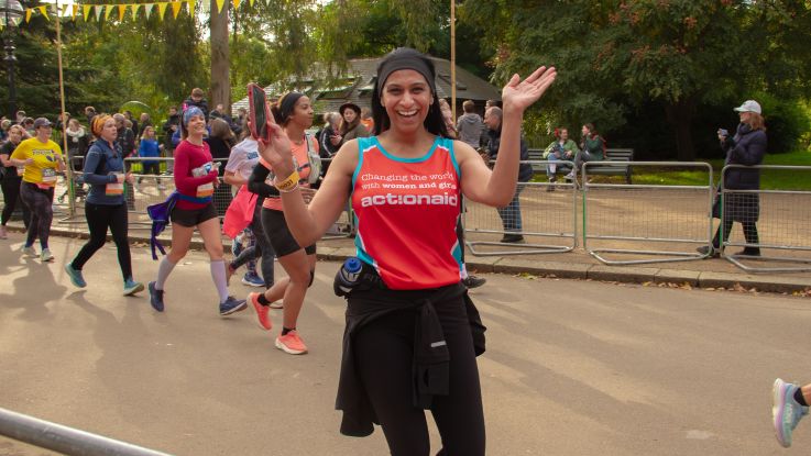 ActionAid supporter Kalbir runs Royal Parks Half Marathon