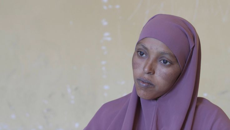 Picture of a woman looking away from camera